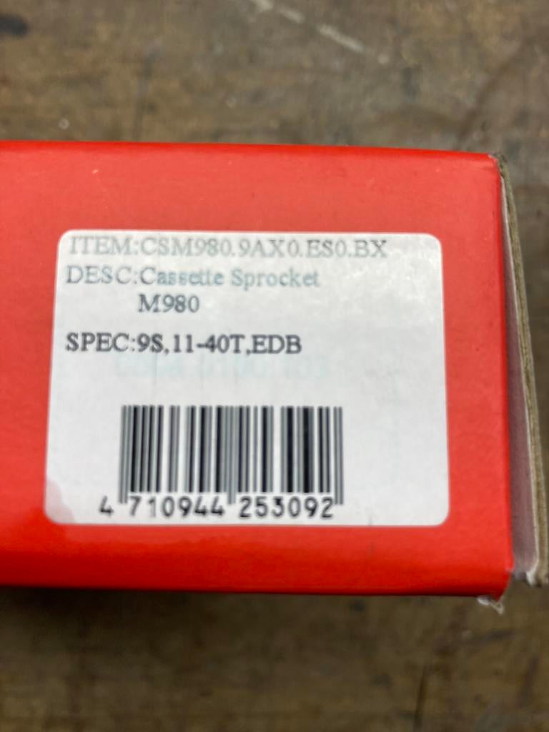 9 speed cassette sunrise 11-40 T nieuw, Fietsen en Brommers, Fietsonderdelen, Ophalen, Nieuw