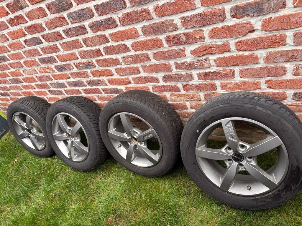 Kit : Jantes + pneus hiver 16 pouces - 205/60 R16, Autos : Pièces & Accessoires, Pneus & Jantes, Pneus hiver, 16 pouces, Véhicule de tourisme