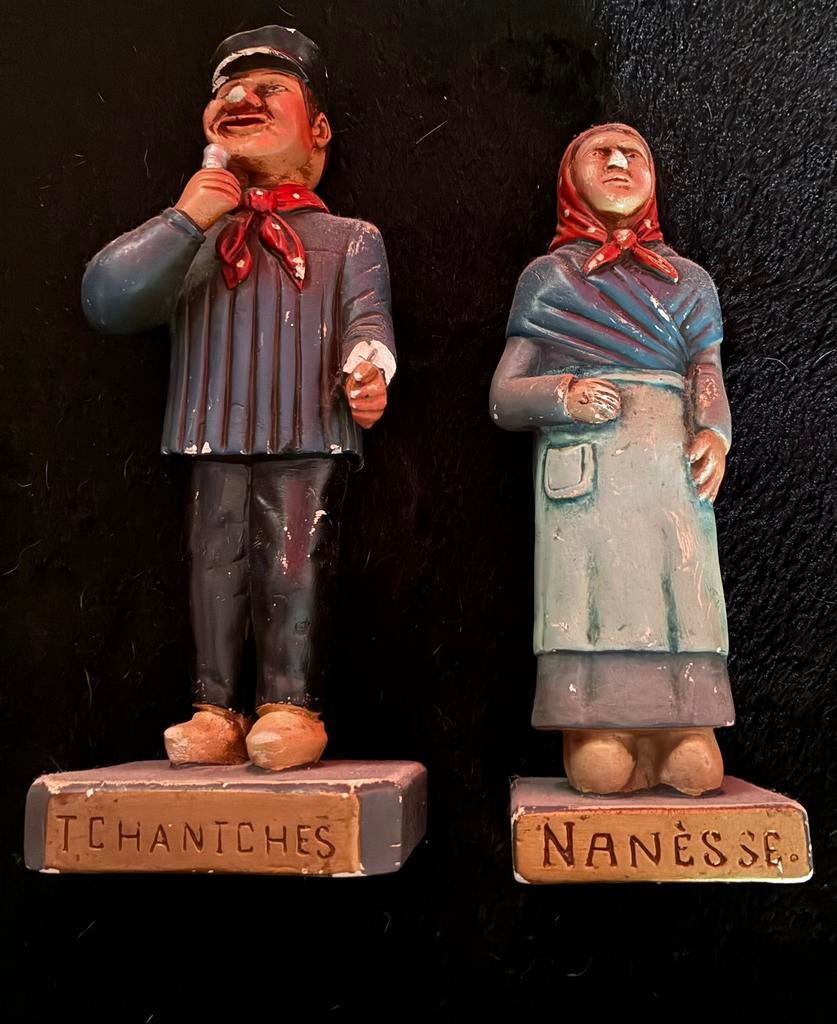 Statues tchantches et nanesse, Enlèvement, Utilisé, Humain