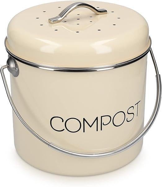 metalen compostbak | 5L | GRATIS LEVERING, Verzenden, Compostbak