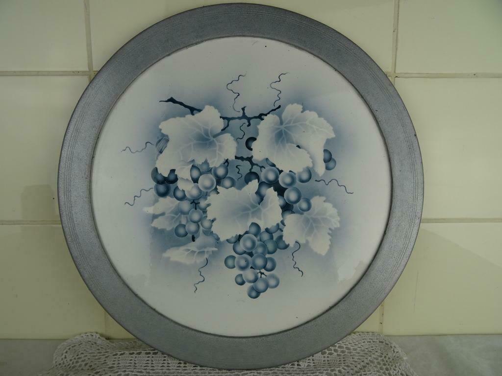 Antiek taartplateau gebakplateau van porselein curiosa kunst, Ophalen of Verzenden