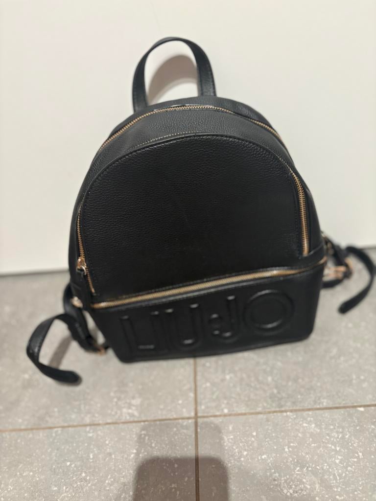 Liu Jo zwarte rugzak / handtas, Handtassen en Accessoires, Ophalen of Verzenden, Gebruikt, Overige merken