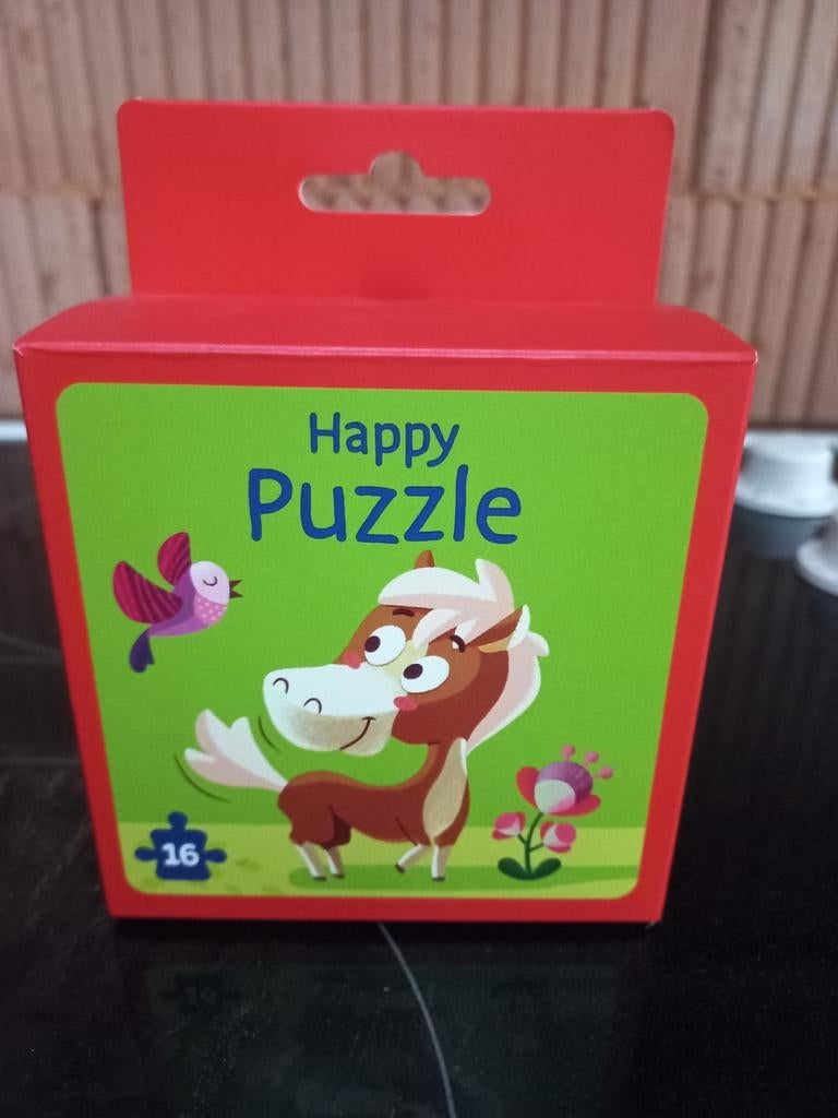 Puzzel paard, 16 stukken, Enlèvement ou Envoi, 10 à 50 pièces, Comme neuf, 2 à 4 ans