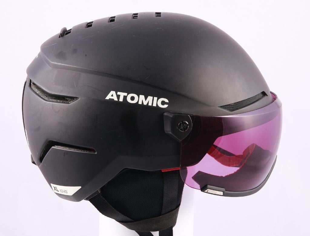 Casque de ski snowboard 63 64 65 cm ATOMIC SAVOR VISOR ALL, Carving, Enlèvement ou Envoi, Utilisé, Atomic
