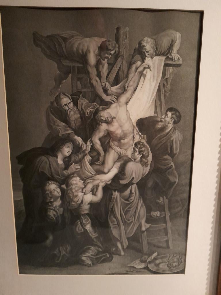 Staalgravures begin 19de eeuw Rubens en Rafael, Antiek en Kunst, Ophalen of Verzenden