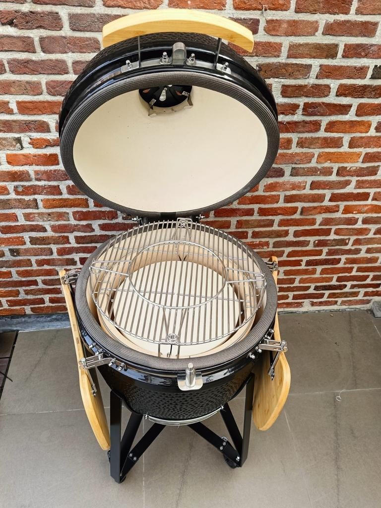 Kamado large 22inch met cooking system compleet, Ophalen of Verzenden, Nieuw, Zie foto, Met accessoires