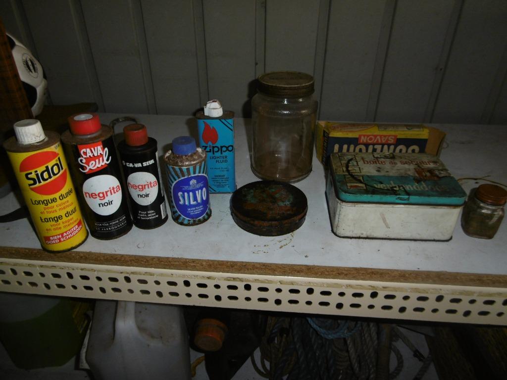 collectez différents pots et d'autre sidol silvo sunlight, Collections, Enlèvement ou Envoi, Utilisé, Emballage