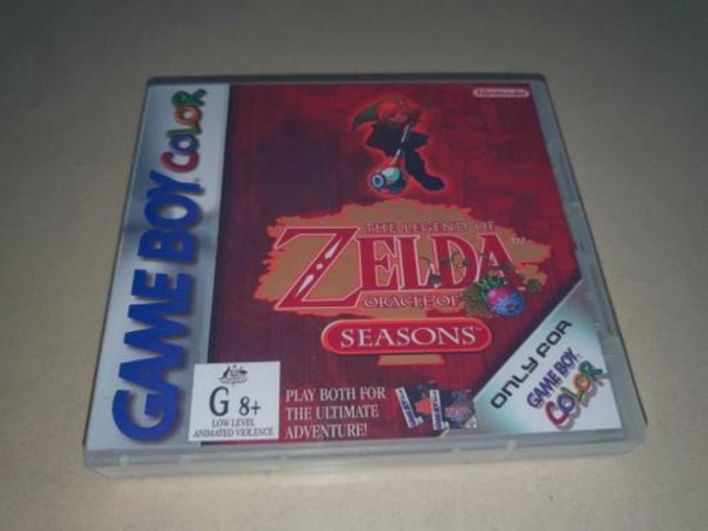Zelda Oracle of Seasons Game Boy Color GBC Game Case, Consoles de jeu & Jeux vidéo, Jeux | Nintendo Game Boy, Comme neuf, Envoi