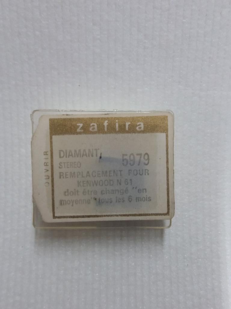 STYLUS ZAFIRA POUR KENWOOD N-61 - N.O.S., Enlèvement ou Envoi, Neuf, Pièce tourne-disques, Autres marques