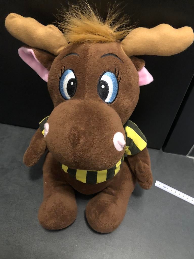 Grote knuffel koe/ rendier, Enlèvement ou Envoi, Comme neuf, Vache