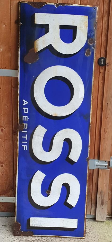 Oude Emaille plaat Rossi, Verzamelen, Ophalen