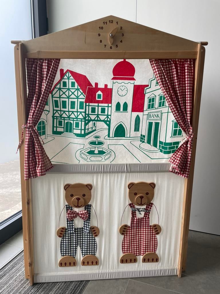 Vintage poppenkast, Ophalen