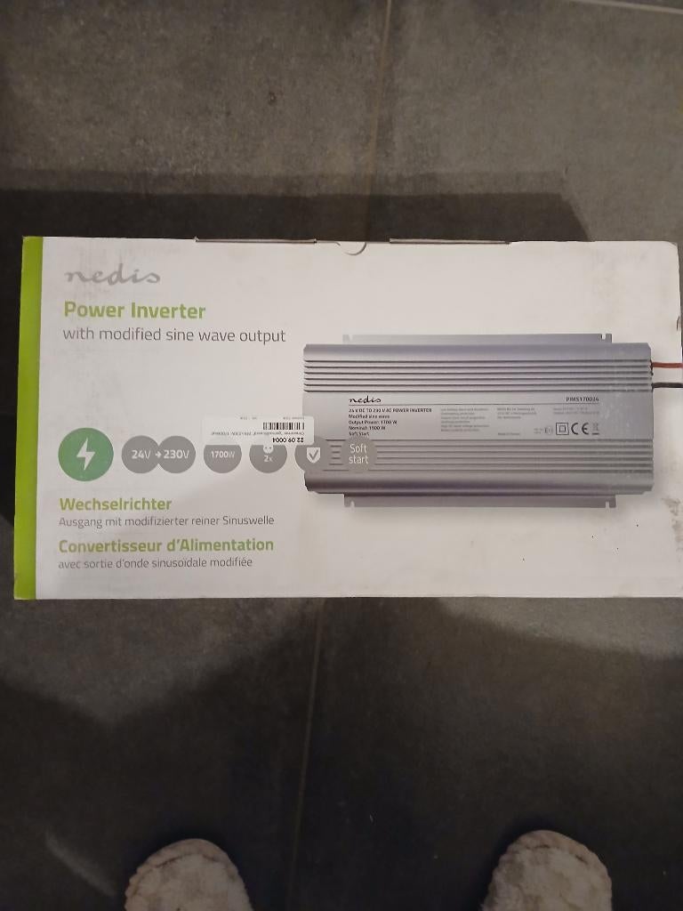 Omvormer 24V 230V 1700w, Ophalen, Nieuw, Overige merken, Motor en Accessoires