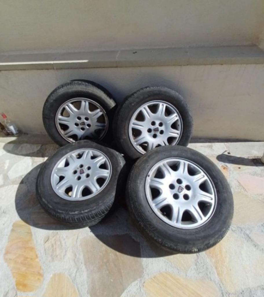 4 jantes alliage 15 pouces originale Rover 75 ( 5x100 ), Enlèvement, Utilisé, Rover