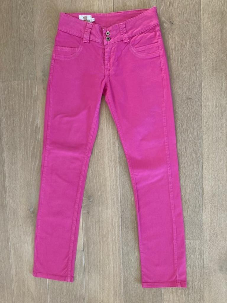 Pantalon skinny fuchsia Thelma & Louise taille 34, Enlèvement ou Envoi, Rose, Comme neuf, Longs