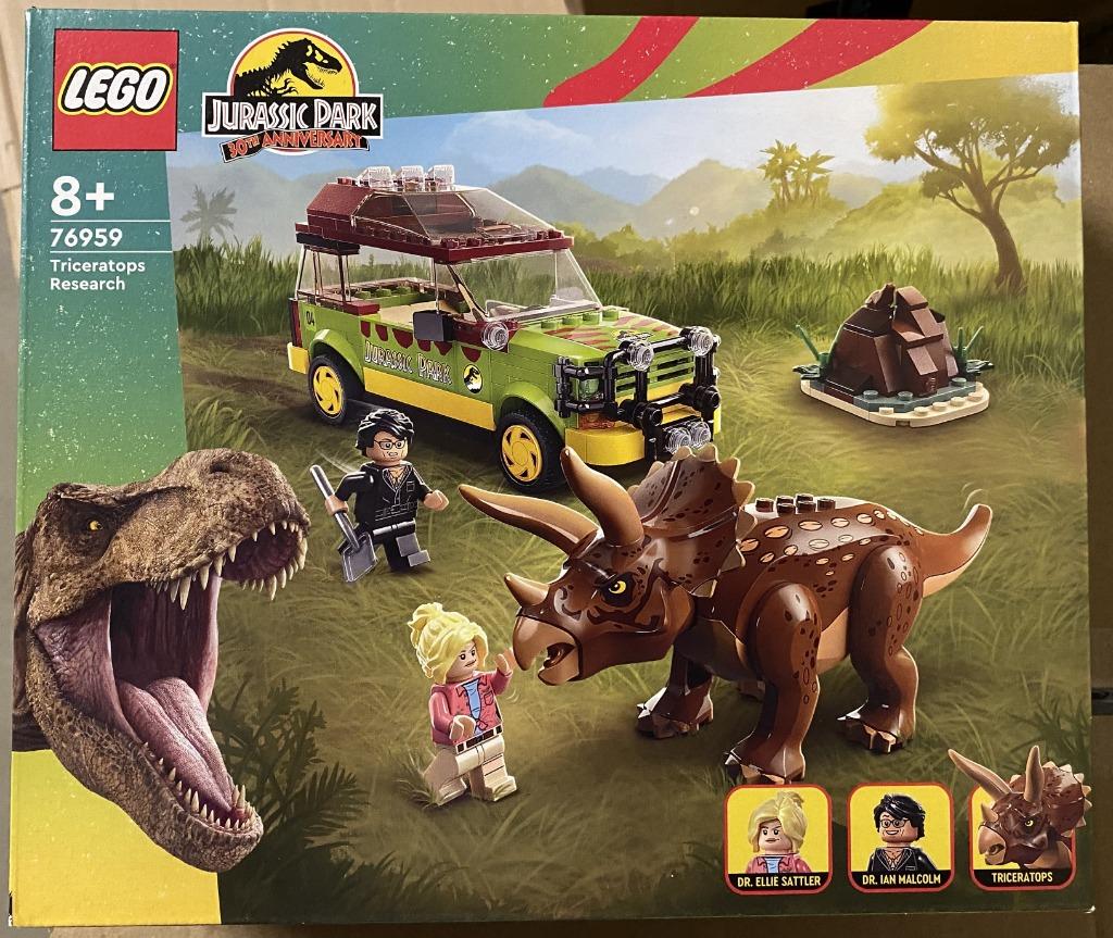 LEGO 76959 Jurassic Park Triceratops Research, Kinderen en Baby's, Speelgoed | Duplo en Lego, Ophalen of Verzenden, Nieuw, Complete set