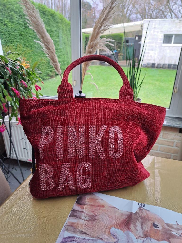 Rode tas van pinko, Ophalen of Verzenden, Zo goed als nieuw, Rood, Handtas