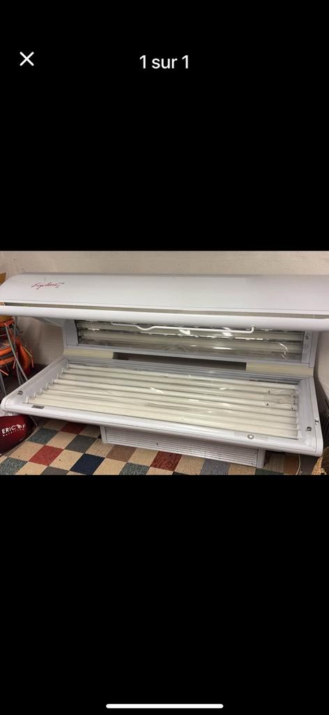 A vendre solarium ergoline 22 Tubes plus visage, Ophalen, Gebruikt, Zonnebank dubbelzijdig, 15 lampen of meer