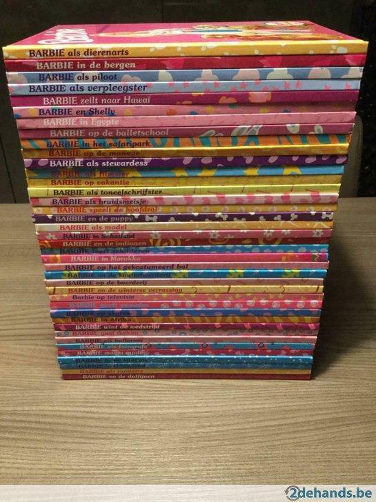 Barbie boekenclub 34 stuks - in uitstekende staat!, Ophalen of Verzenden, Gelezen