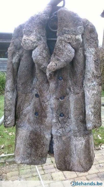verzorgde pelsen mantel, Kleding | Dames, Ophalen of Verzenden, Gedragen