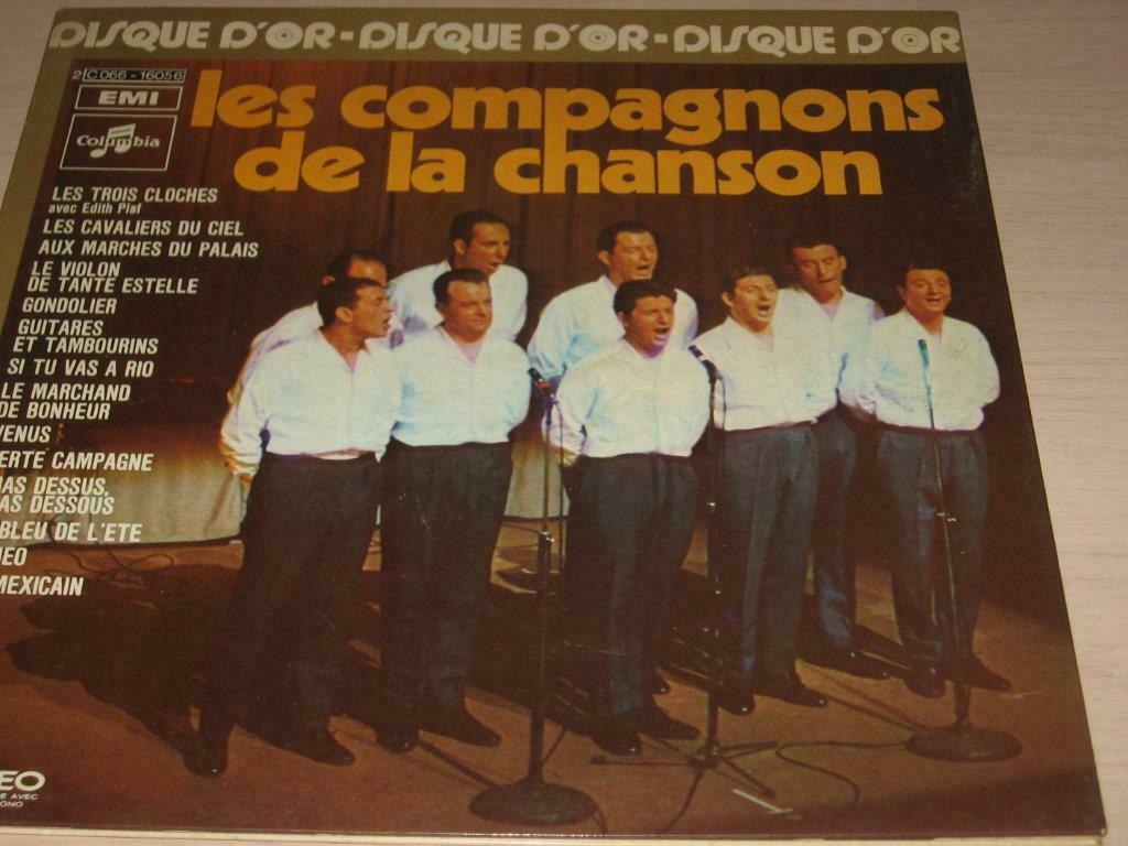 disque vinyl 33 tours les compagnons de la chanson disque, Enlèvement ou Envoi, Comme neuf