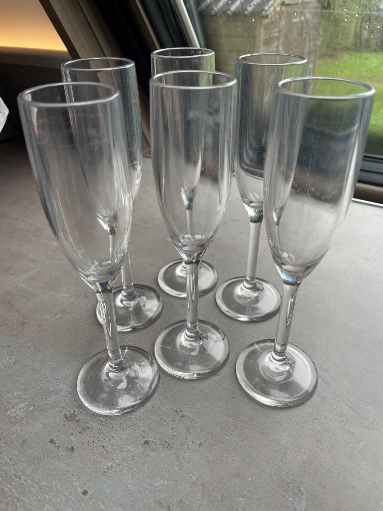 BRUNNER champagneglas polycarbonaat, Enlèvement ou Envoi, Utilisé