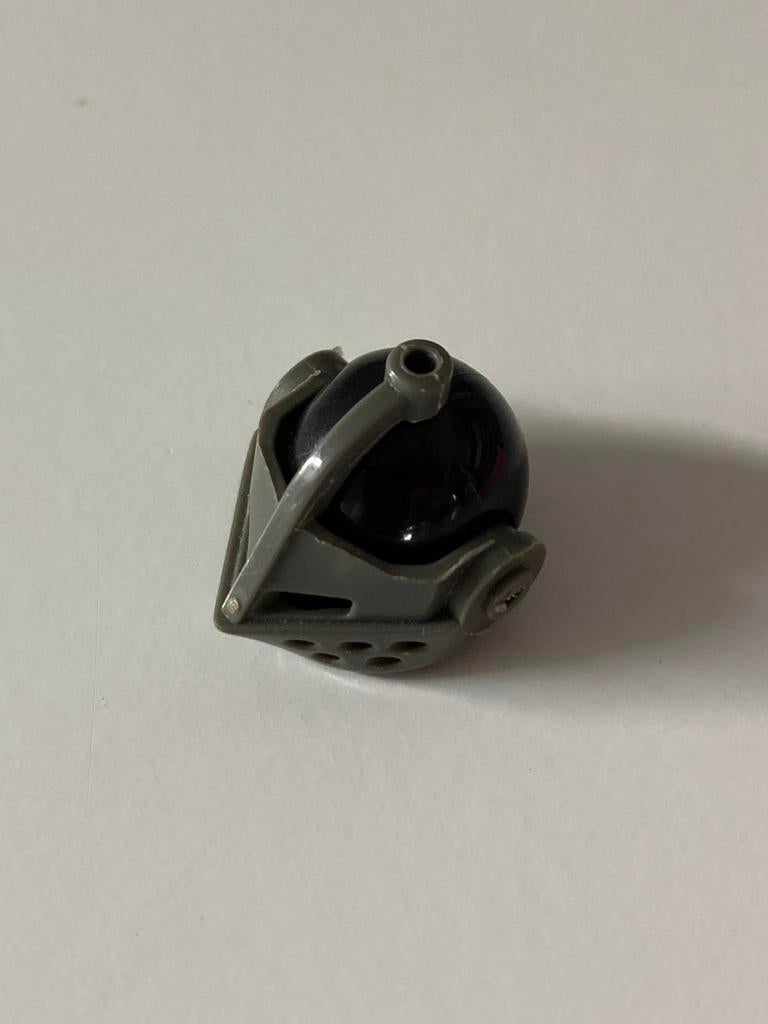 Casque Lego gris foncé à visière noire, Envoi, Comme neuf, Briques en vrac, Lego
