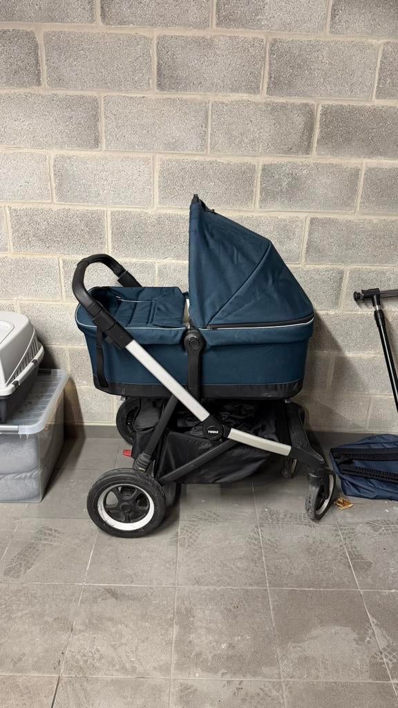 Thule Spring 2021 kinderwagen + accessoires, Gebruikt, Verstelbare duwstang, Ophalen, Kinderwagen