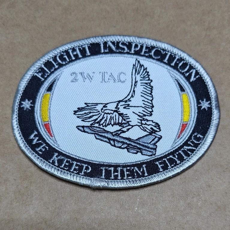 F-16 Florennes, avion d'inspection en vol TAC 2 W, Collections, Enlèvement ou Envoi, Armée de l'air, Emblème ou Badge