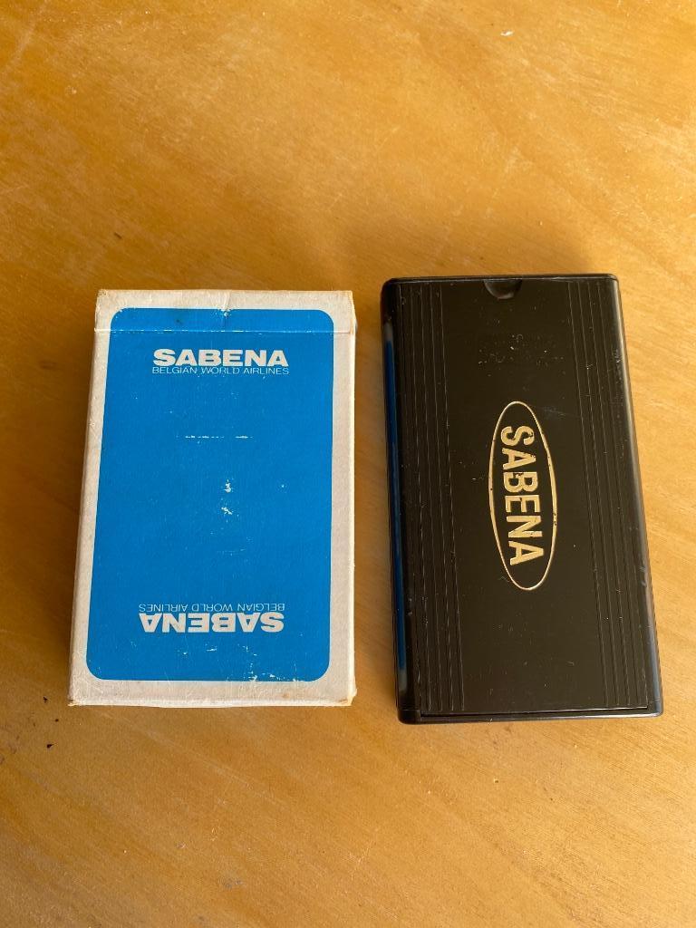 Sabena hand-/haarborstel en boek kaarten, Verzamelen, Ophalen, Zo goed als nieuw