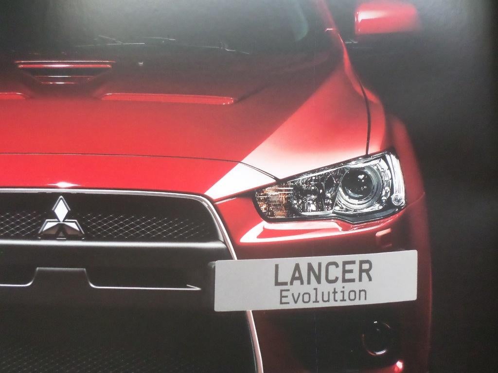 Brochure de la Mitsubishi Lancer Evolution 295 CV 2008, Enlèvement ou Envoi, Mitsubishi