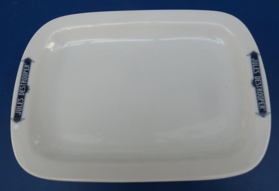 Plat Destrooper 23 x 16,2 cm, Enlèvement ou Envoi, Comme neuf, Autres styles, Balance ou Balances