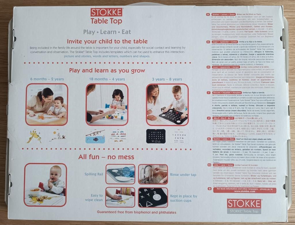 Stokke/Tafelblad/spelen/leren/eten, Kinderen en Baby's, Ophalen of Verzenden, Nieuw