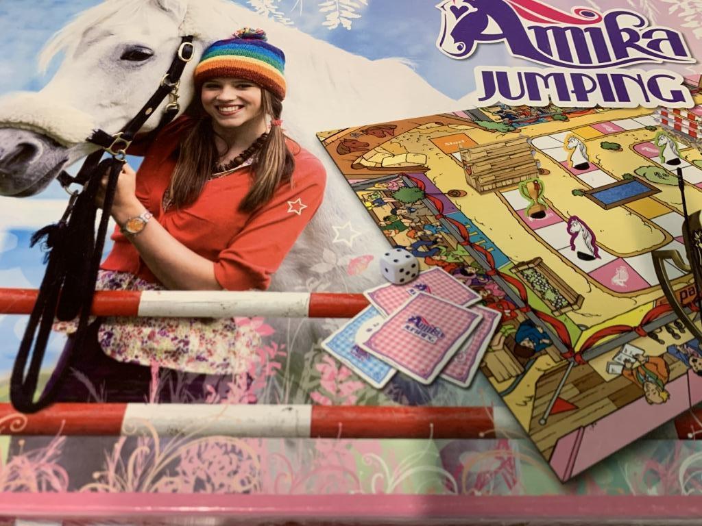 Amika Jumping spel, Hobby en Vrije tijd, Vijf spelers of meer, Ophalen of Verzenden, Gebruikt