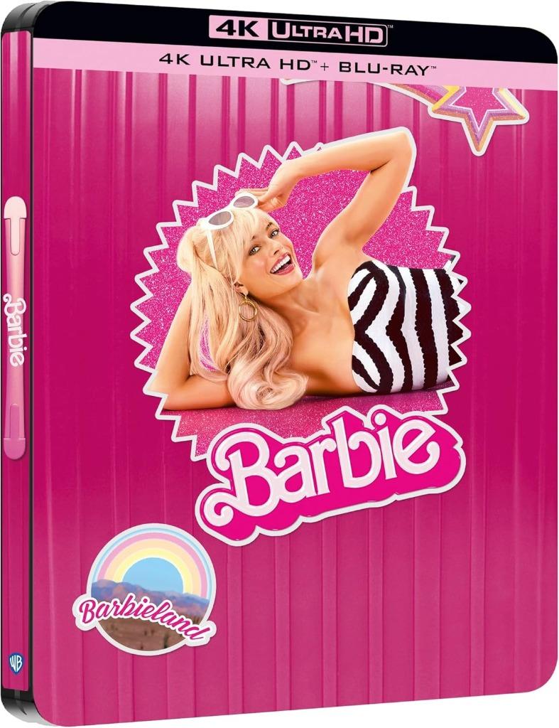 Barbie 4k + bluray steelbook, Enlèvement ou Envoi, Comme neuf