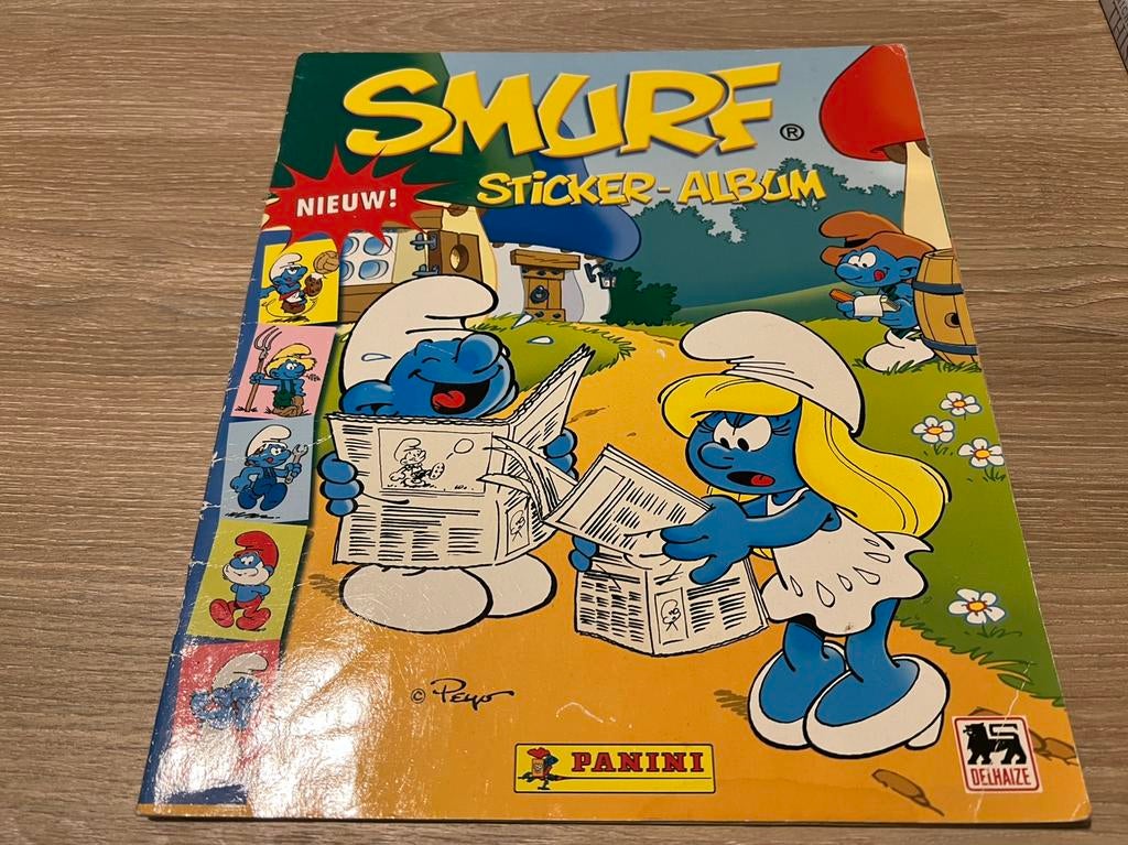 Sticker album Smurfen, Enlèvement