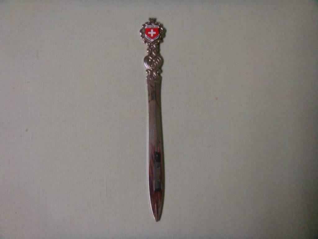 Coupe papier avec blason de la Suisse, Ophalen of Verzenden, Gebruikt