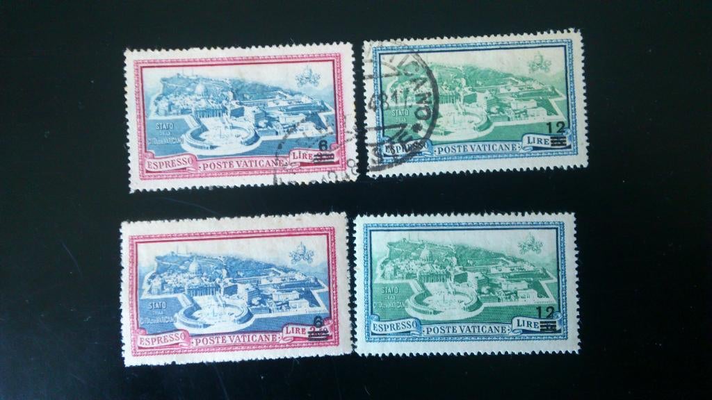 Timbres Vatican, Envoi