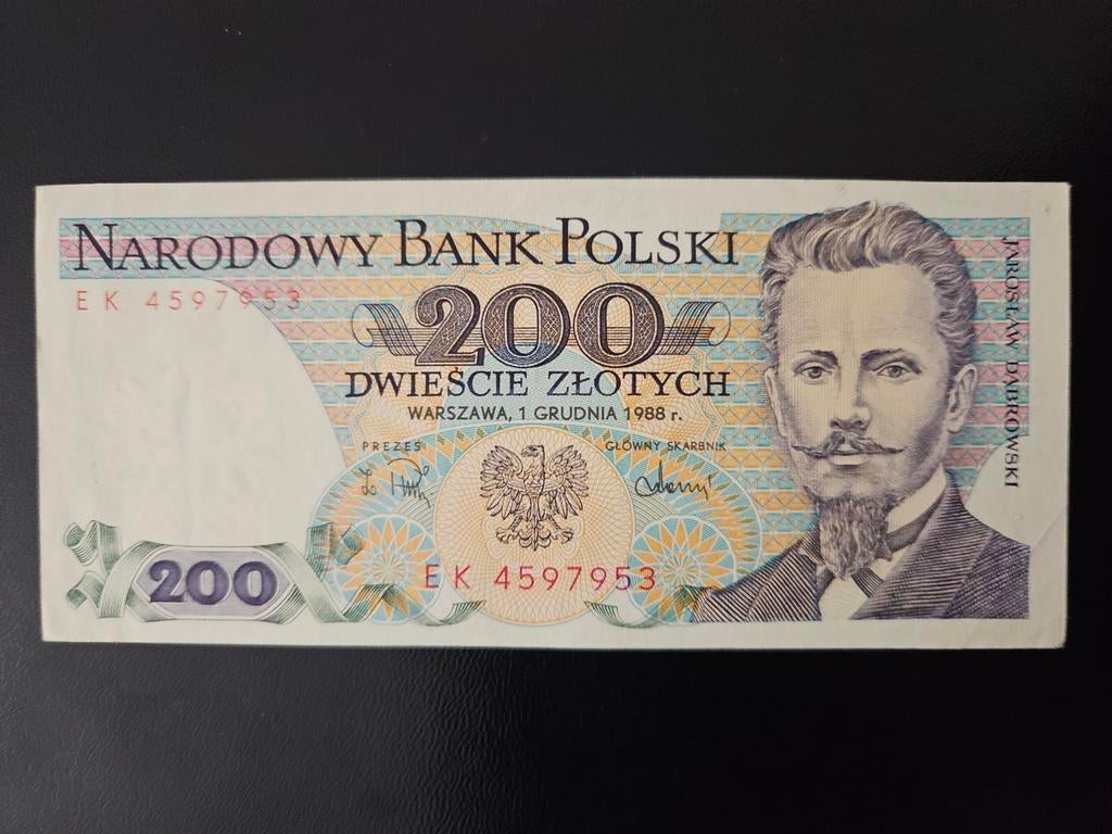 200 zlotys Pologne Année 1988, Enlèvement ou Envoi, Pologne, Billets en vrac