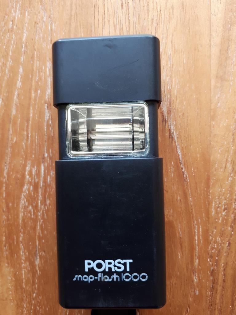 Porst foto flash, snap-flash 1000, Enlèvement