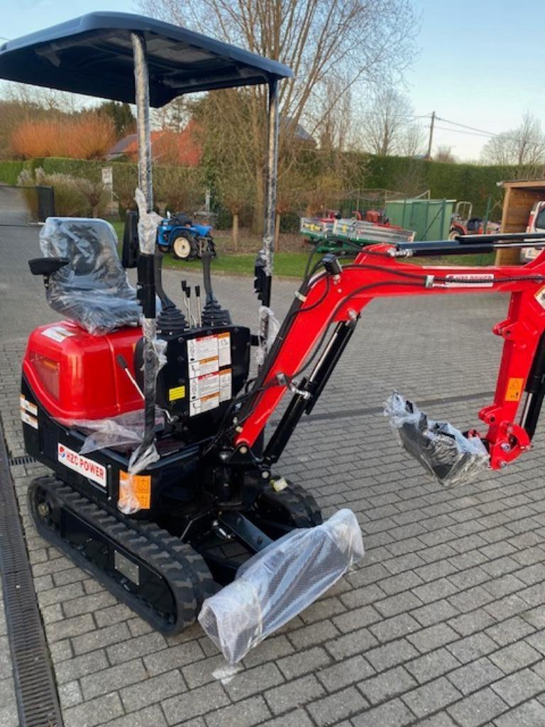 nieuwe minigraver  hzc power bkb941 met gratis 4 bakken, Ophalen, Graafmachine