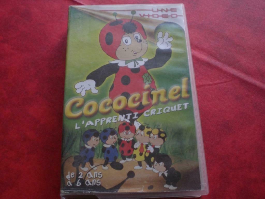 Cassette Vidéo- Cococinel: L'Apprenti criquet, Enlèvement ou Envoi, Dessins animés et Film d'animation