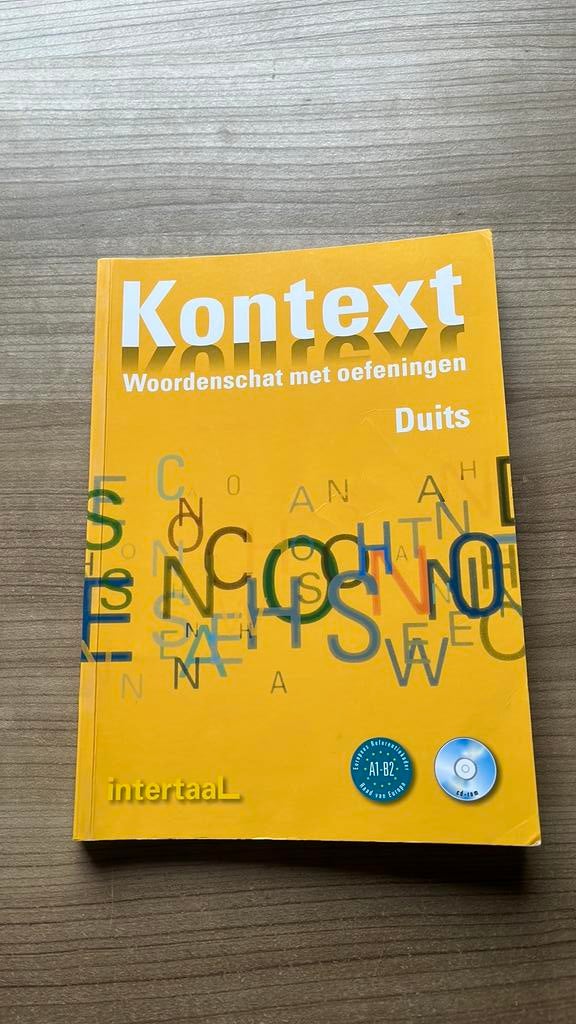 Kontext - woordenschat duits, Livres, Livres scolaires, Envoi, Comme neuf, Allemand, Erwin Tschirner