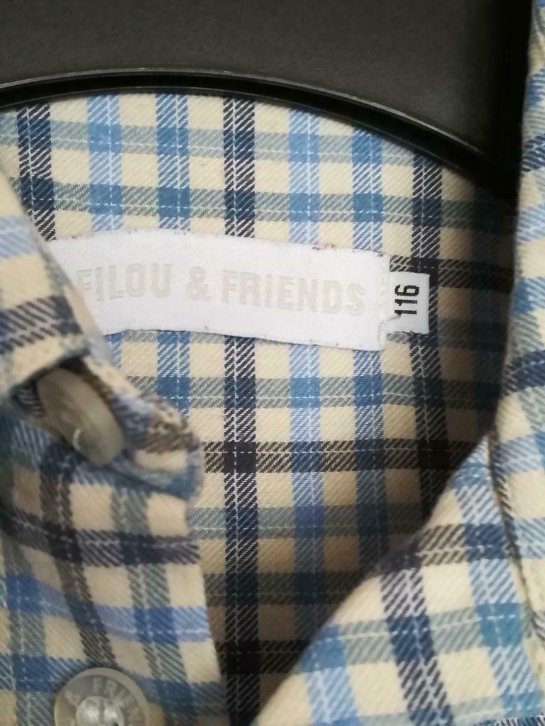 Hemd Filou and friends maat 116, Verzenden, Zo goed als nieuw, Jongen, Overhemd of Blouse