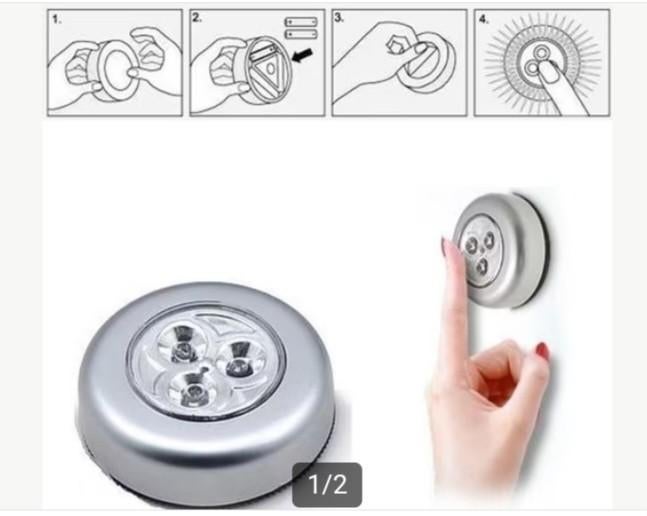 LAMPE À PRESSION LED POUR : BATEAU/CAMPING-CAR/CAVE/ABRI DE, Enlèvement, Neuf