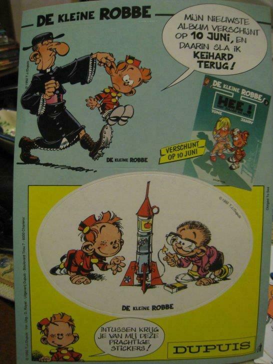 sticker robbedoes BD petit spirou, Ophalen of Verzenden, Nieuw