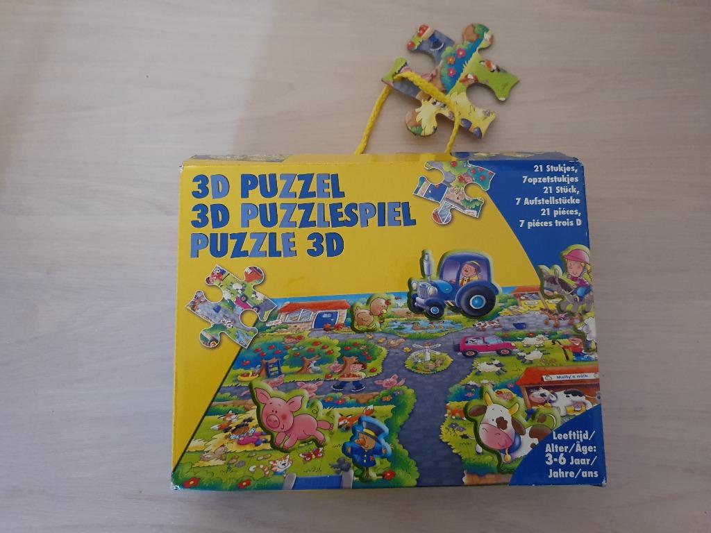 Complete 3D-puzzel van 3-6 jaar oud, Ophalen of Verzenden, 10 tot 50 stukjes, Zo goed als nieuw, 2 tot 4 jaar