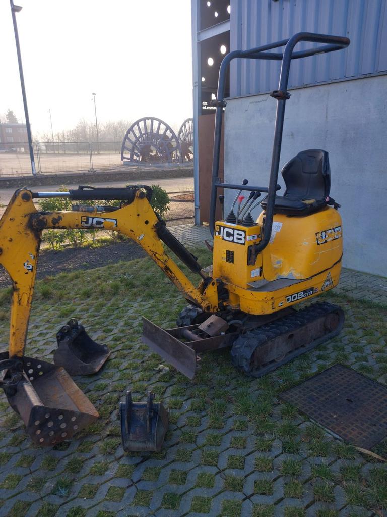 JCB graafmachine 8008, Zakelijke goederen, Machines en Bouw | Kranen en Graafmachines, Ophalen, Graafmachine