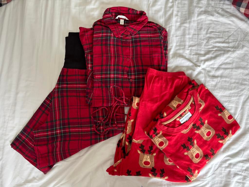 Zwangerschapspyjama’s (maat M), Kleding | Dames, Zwangerschapskleding, Ophalen, Zo goed als nieuw, Maat 38/40 (M)