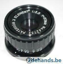 lens - PAterson 1: 3.5 F=50mm, Audio, Tv en Foto, Foto | Doka Apparatuur, Ophalen of Verzenden, Gebruikt